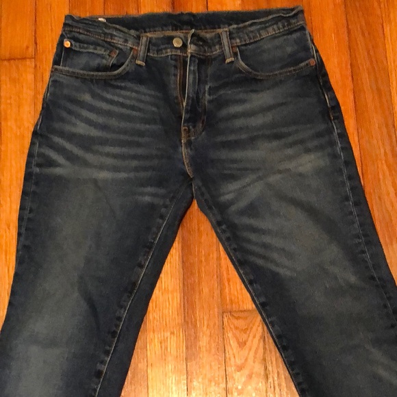 LEVI BLUE DENIM JEANS MENS - Picture 4 of 5